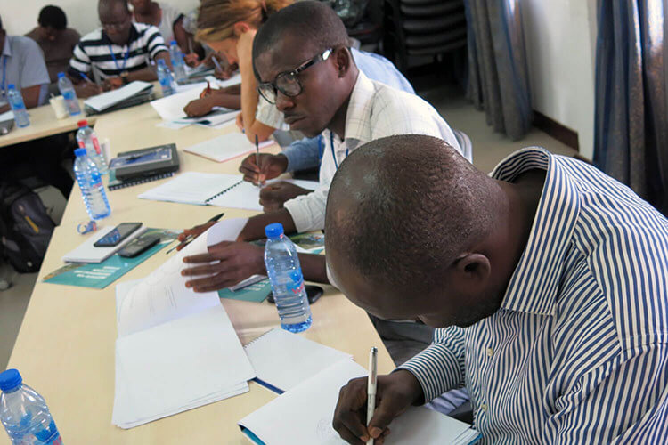 ASSAR participant taking notes